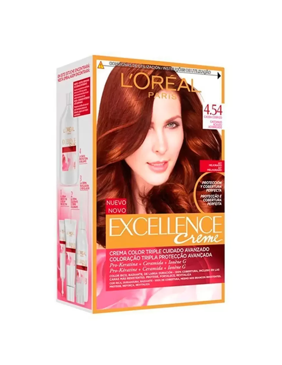 EXCELLENCE CREAM 454 Castano Caoba Cobrizo Clearance