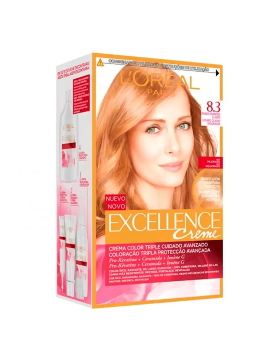 EXCELLENCE CREAM 8,3 Rubio Claro Dorado Clearance