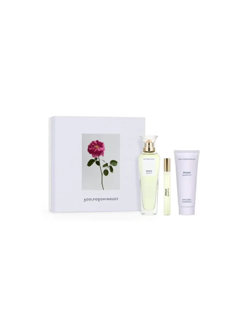 ADOLFO DOMINGUEZ Agua Fresca De Rosas Blancas Edt Estuche Hot