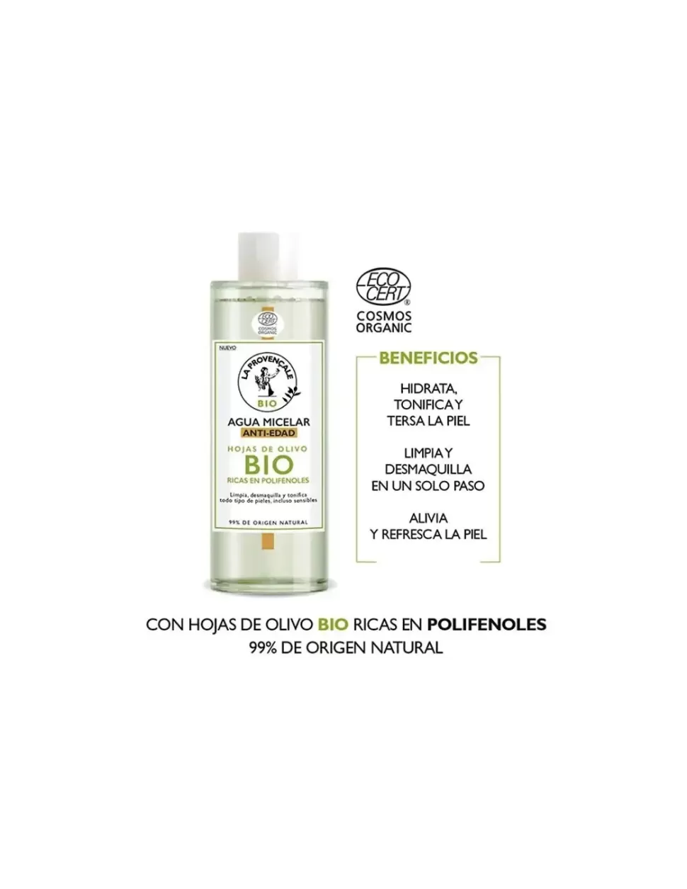 LA PROVENCALE BIO Agua Micelar Antiedad Clearance