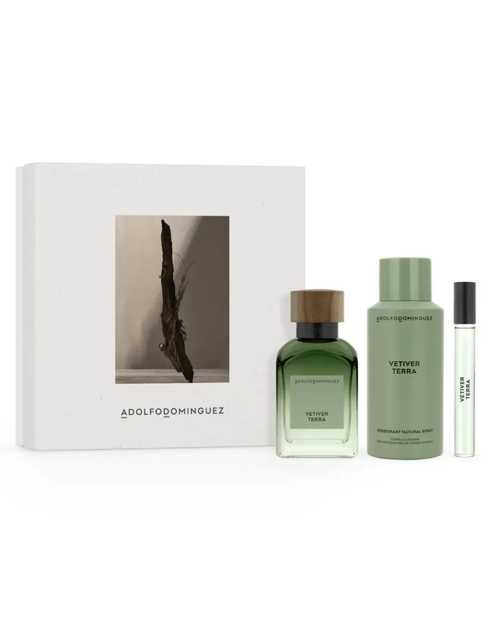 ADOLFO DOMINGUEZ Agua Vetiver Terra Edt Estuche Best Sale