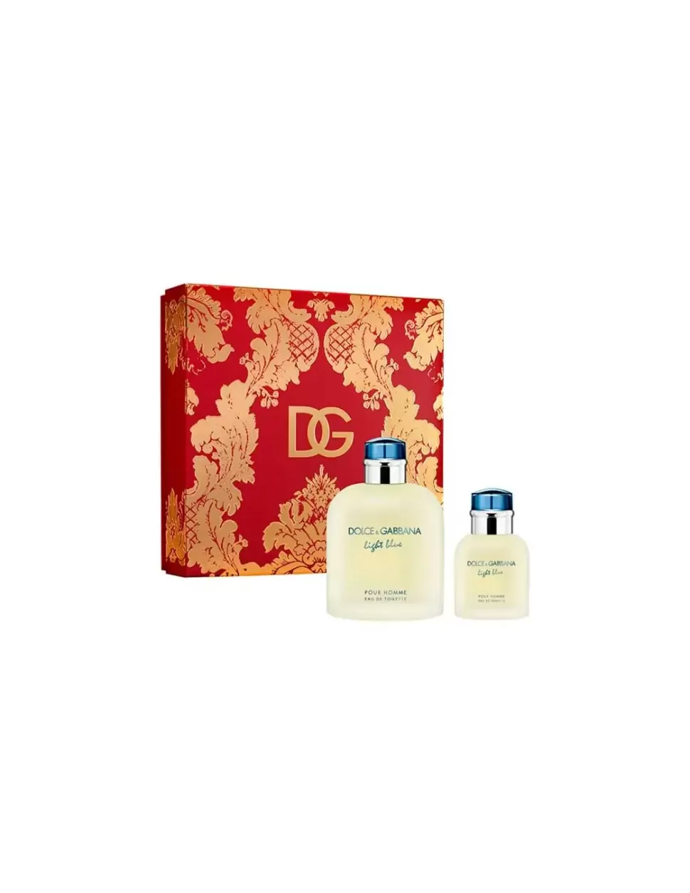 DOLCE GABBANA Light Blue Pour Homme Edt Estuche New