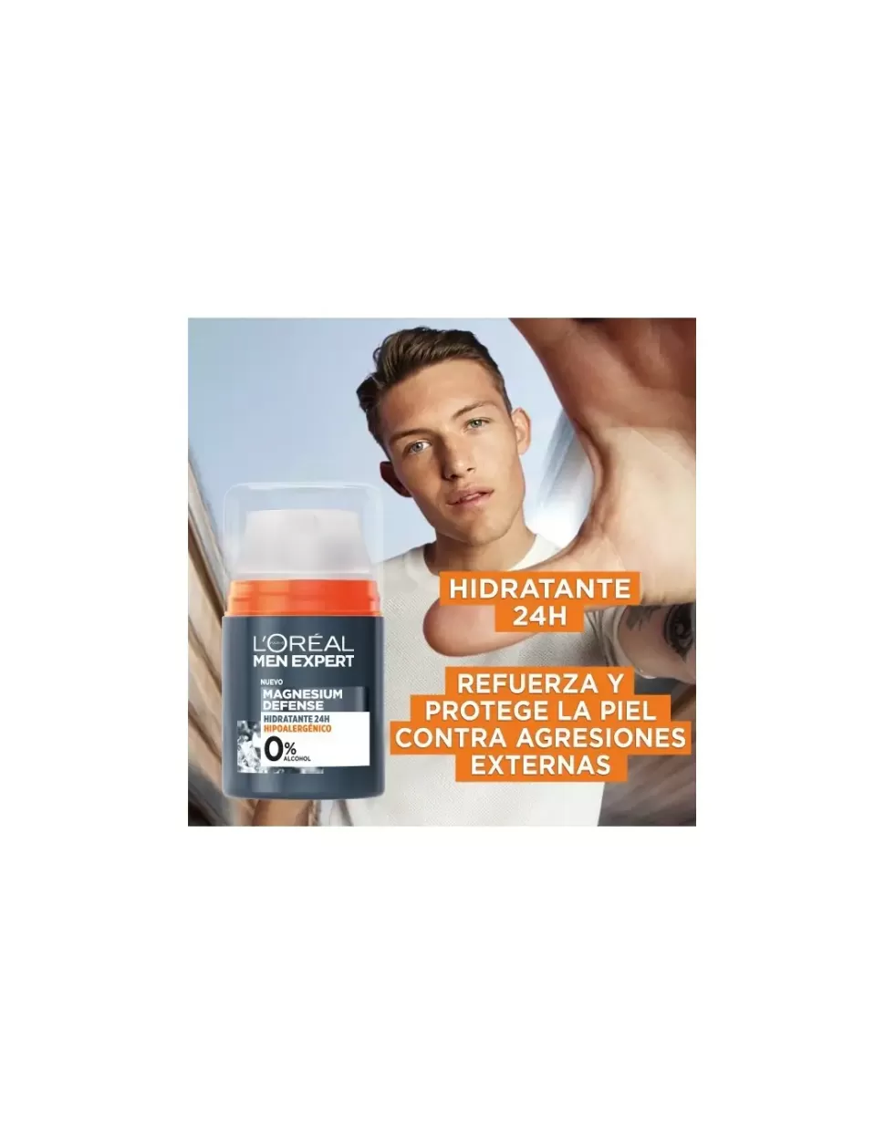 L'OREAL EXPERTISE MEN Magnesium Defense -Crema Hidratante Hipoalergenica Shop
