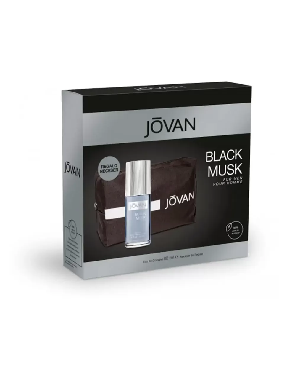 JOVAN Musk Black Edc 88 Ml + Neceser Hot
