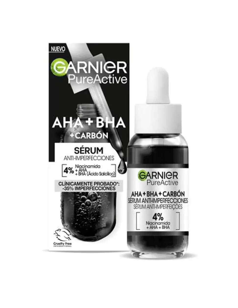 GARNIER Pure Active Blackout Serum New