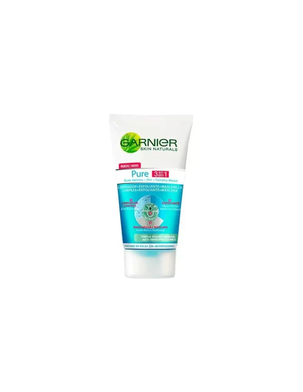 GARNIER Pure Active Gel Limpiador 3 In 1 Flash Sale