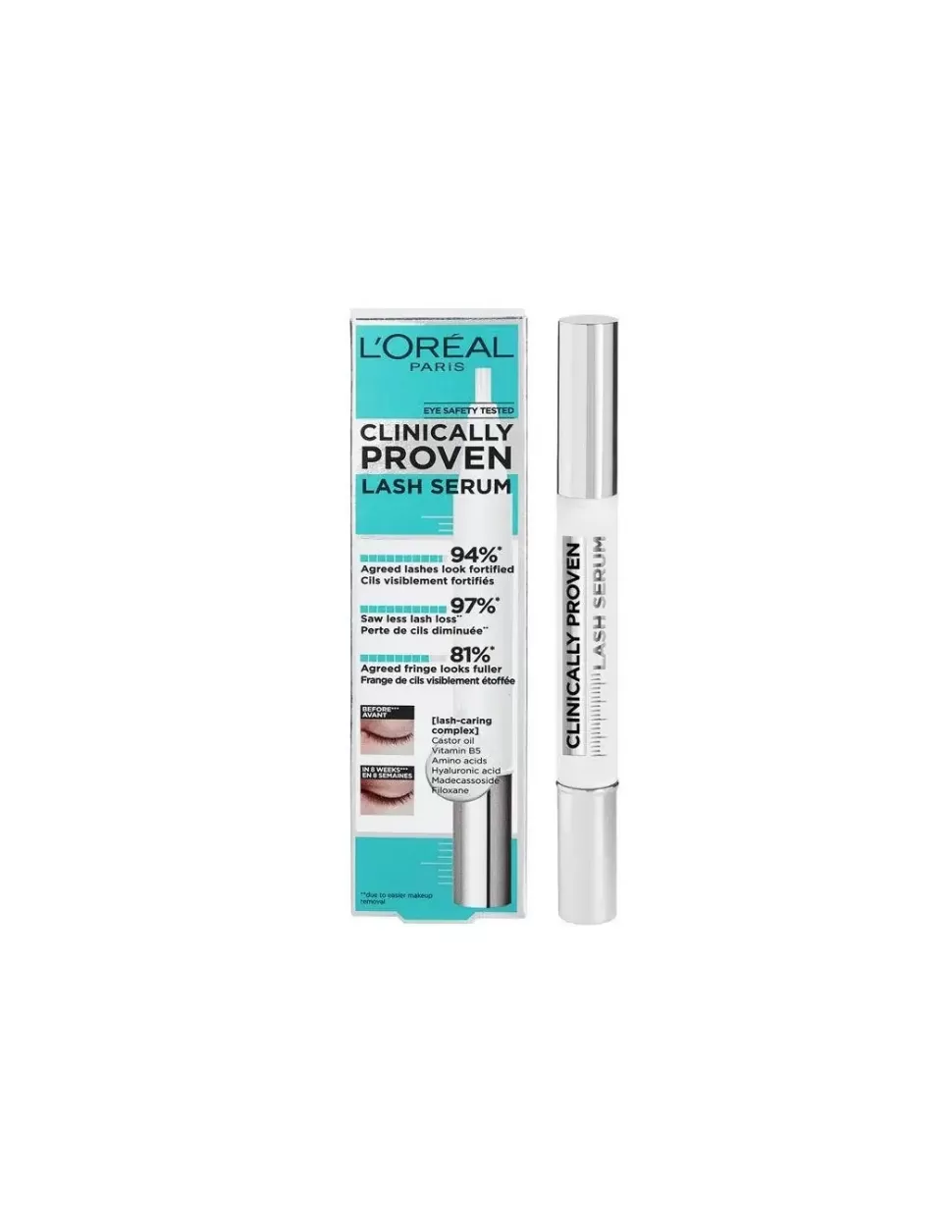 L'OREAL Serum De Pestañas Transparente Clinically Proven Shop