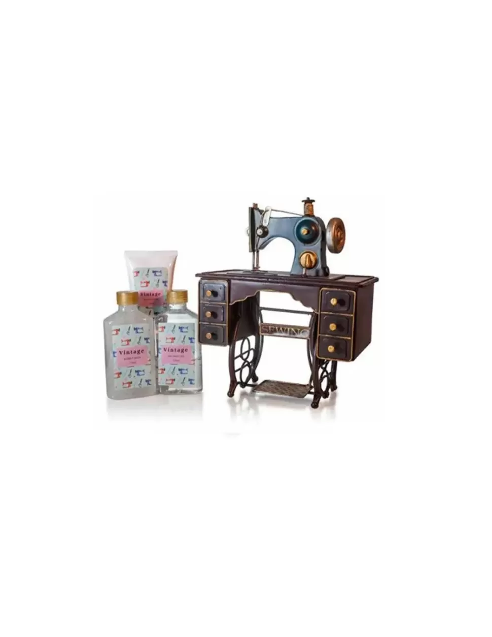 POKHARA Set De Baño Maquina De Coser Con Pedal (Metal) Discount