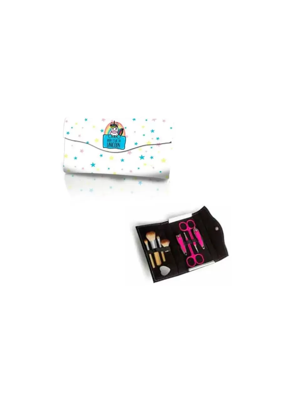 POKHARA Set Manicura Y Brochas Unicorn Hot