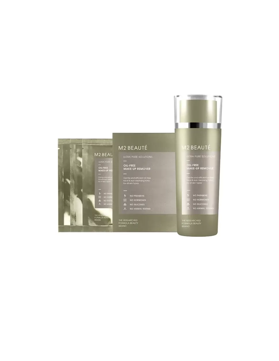 M2 BEAUTE Tratamiento Desmaquillante Oil Free Eye Make Up Remover New