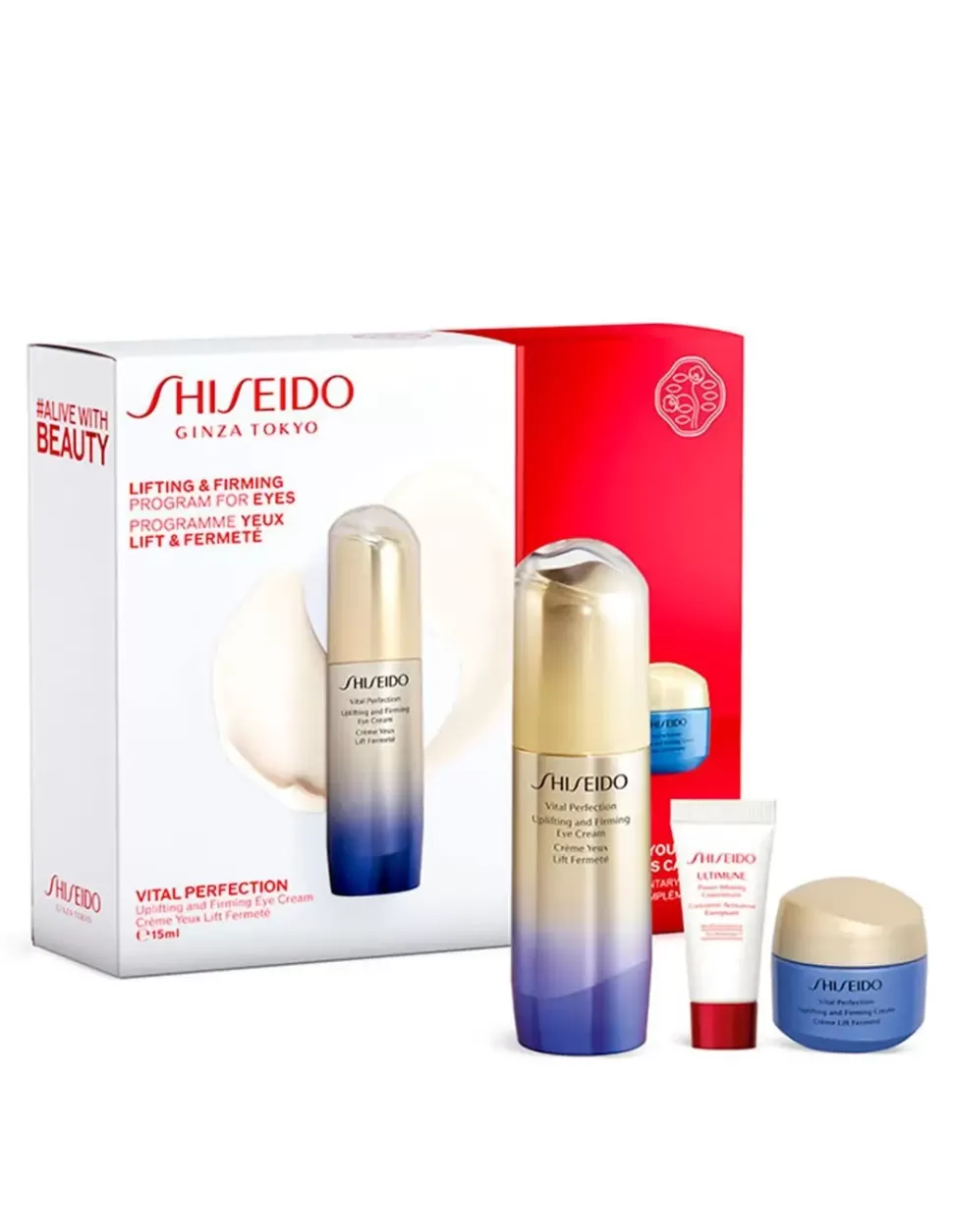 SHISEIDO Vital Perfection Uplifting And Firming Eye Cream Estuche Cheap